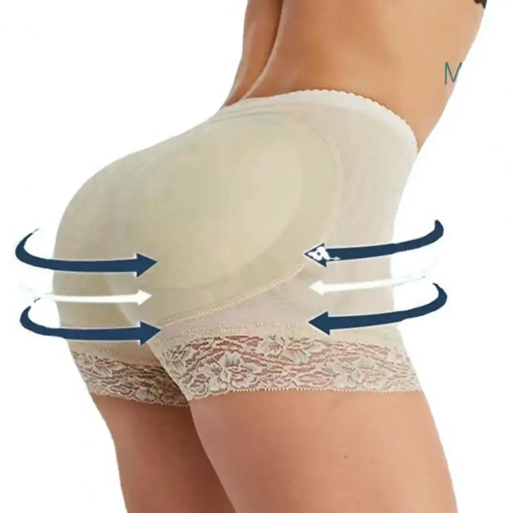 

Women Butt Lifter Tummy Control Hip Panties Fake Buttock Body Shaper Padded Seamless Elastic Women Boxer Briefs Yoga Underpants