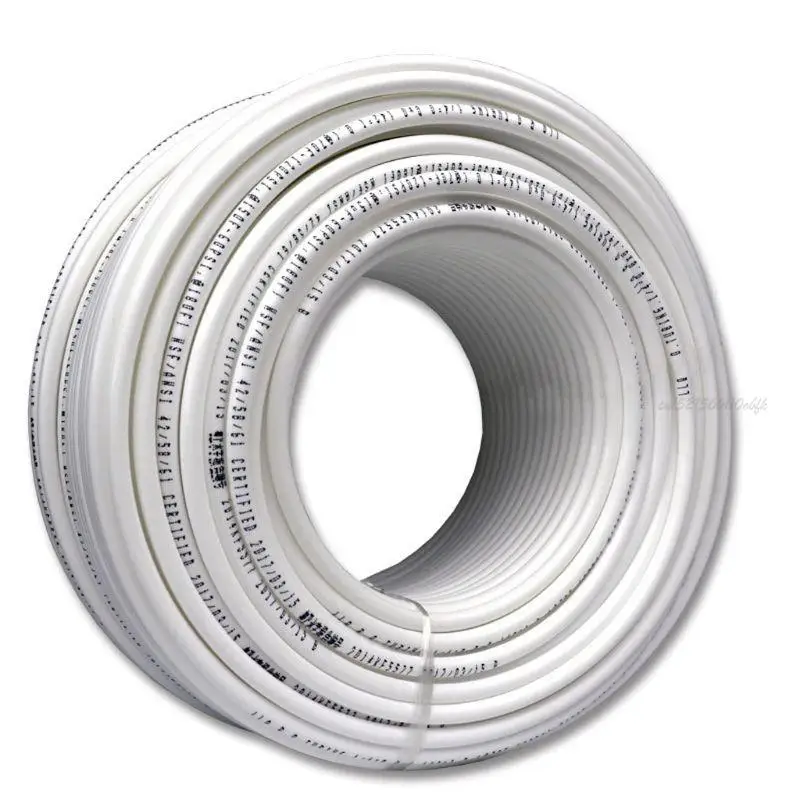 27RB 1/4 بوصة 20M/65.62 قدم بيضاء بيضاء أنبوب أنبوب مرن لارتفاع أنبوب مياه RO