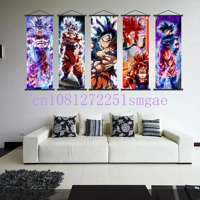 

Постеры Dragon Ball, аниме-картинки Recoome, свитки капитана Гинью, картины, настенное искусство Majin Buu, декор для дома Gotenks, обои с Гоку