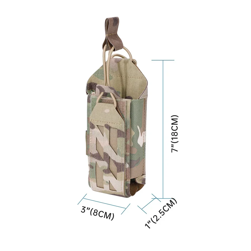 Tactical Radio Pouch Walkie Talkie Holder Bag Hunting Accessories Magazine Pouch Outdoor Airsoft Equipment Tool Pouch