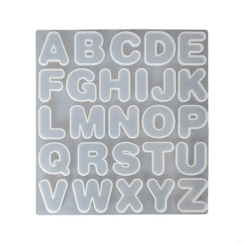 195C Silicone Mould,Letter Non-Stick Chocolate Moulds,Baking Mold,Handmade Wax Resin Moulds,DIY Letter Jewelry Molds
