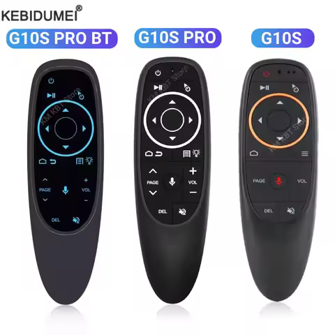 G10S PRO BT Voice Remote Control 2.4G With BT5.0 Wireless Air Mouse Gyroscope Smart Remote Backlit For PC Smart Android TV