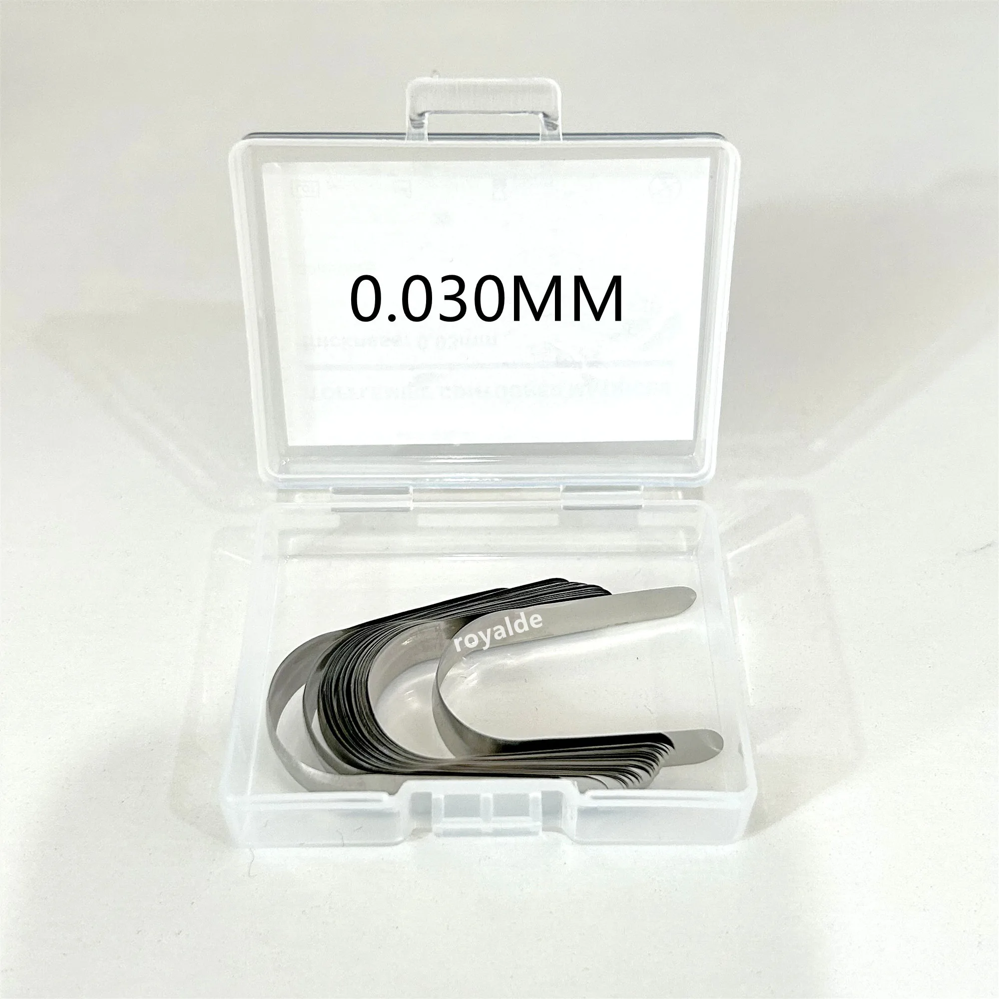 

30Piece/Box Dental Stainless Steel Matrice Sectional Contoured Matrix Refill Soft Strip 0.03mm