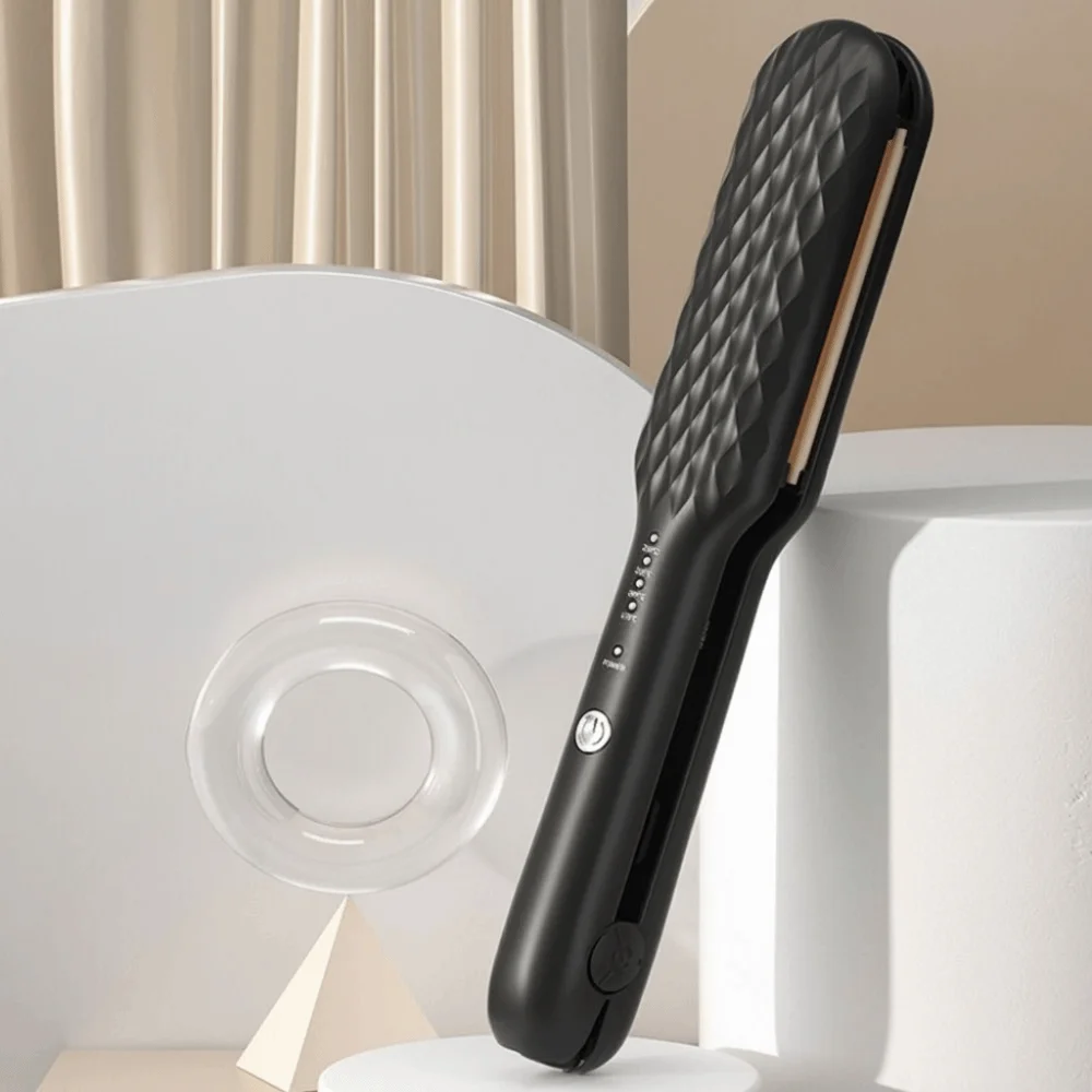 

2 in 1 Quick Heat Hair Straightener Intelligent Temperature Control Hair Crimper Iron Portable Electric Curling Iron Travel
