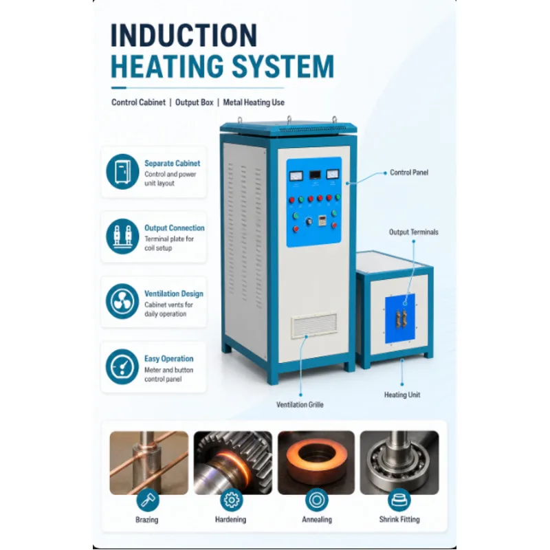 Low Price Auto Parts High Frequency Induction Heat Treatment Machine For Hardening Spline Shaft Gear