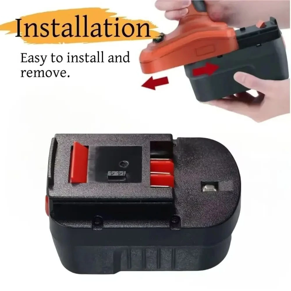 

for Black and Decker 4000/5000/6000mAh 14.4V HPB14 Ni-Mh Replacement Batteries for Firestorm FSB14 FS140BX 499936-34