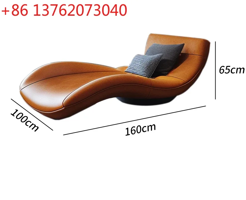 Italian light luxury high-end designer single sofa chair