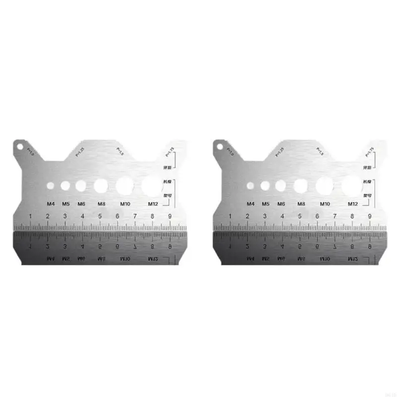 964E High Accuracy Double Scale Thread Pitches Gauge With Corrosion Resistance Design