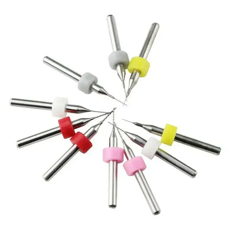 10pcs/Set 0.1-1.0mm/0.3-1.2mm/1.1-2mm Solid Carbide PCB Drill Bit Nozzle Cleaning Cleaner For Extruder 3D Printer Accessories