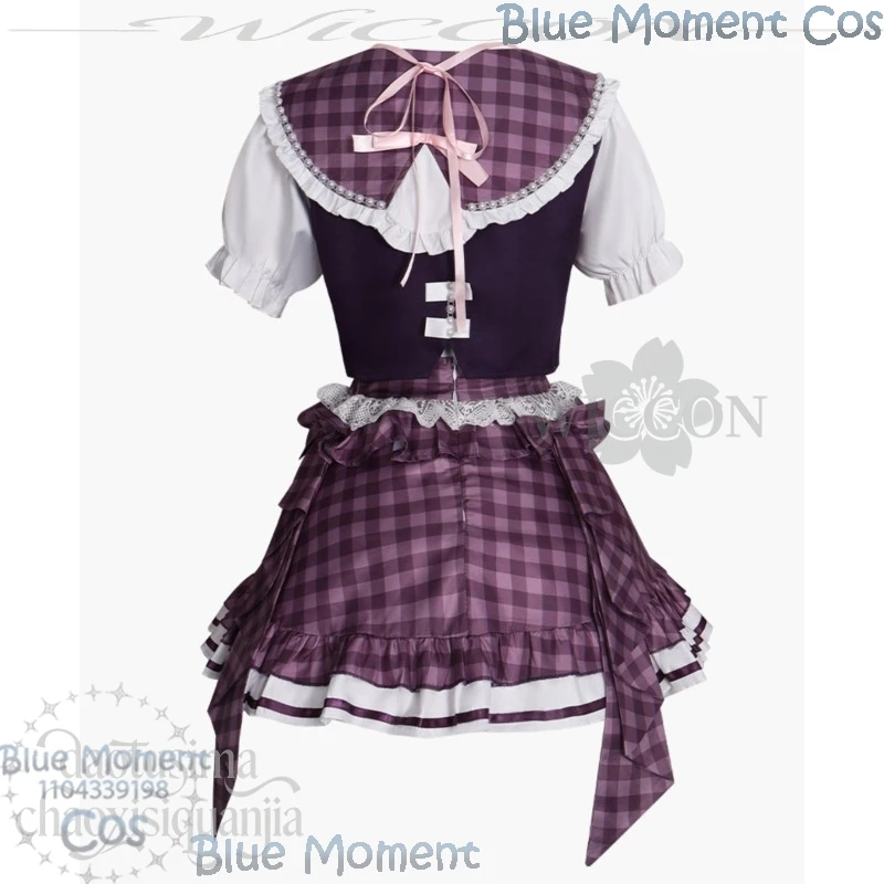 أنيمي لعبة مشروع Sekai تأثيري المزيد من القفز! 4 الذكرى السنوية موموي إيري زي الأرجواني Kawaii الحلو لوليتا جيراي كي عيد الميلاد