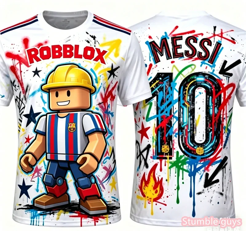 Fashion Boys Roblox T Shirt Anime Summer Style Casual Kids G