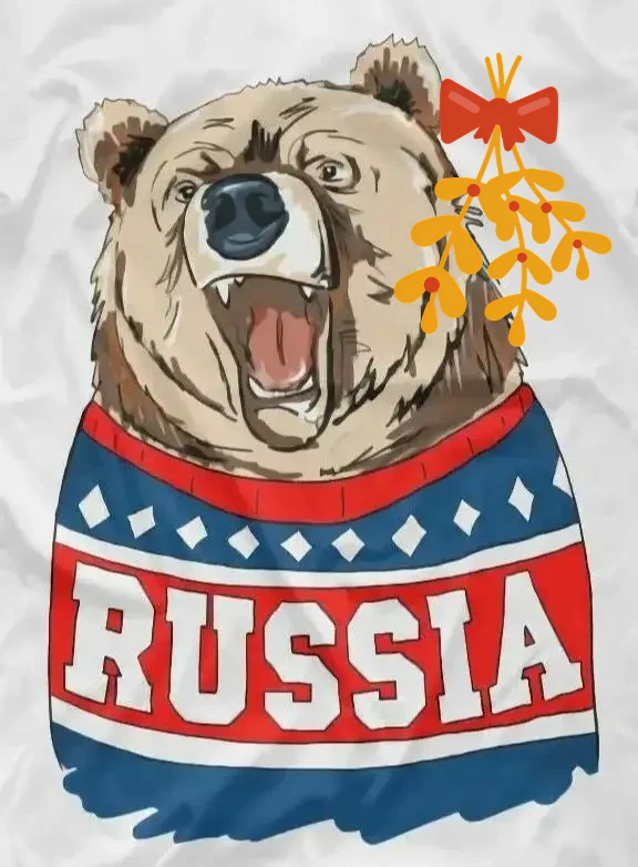 Russia Moscow Soviet Union Patriotic Bear T-Shirt 100% Cotton O-Neck Summer Short Sleeve Casual Mens T-shirt Size S-3XL