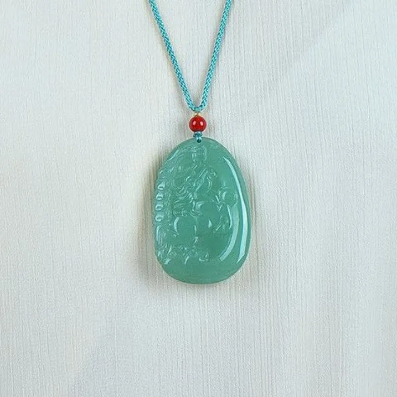 Dongling Jade Horse Success Pendant for Men and Women