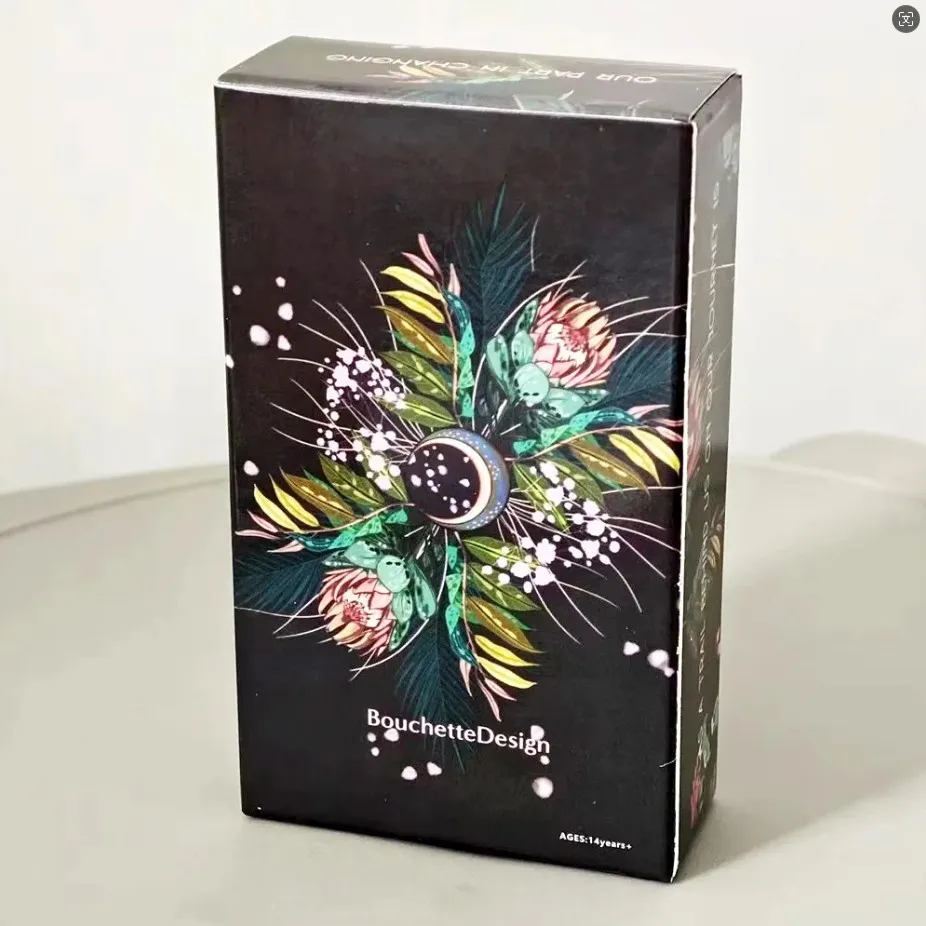 El Meraki Tarot inspirado en la magia de la naturaleza, Animal, 79 cartas de piezas, basado en el sistema Rider Waite, juego de mesa de adivinación, juguete