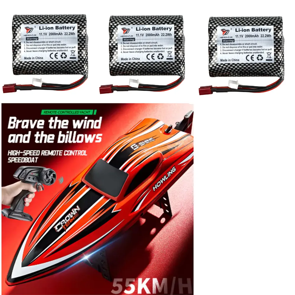 HJ818 PRO Bürstenloser Akku 11,1 V 2000 mAh HJ818 PRO RC Boot Ersatzteile HJ818 PRO Zubehör