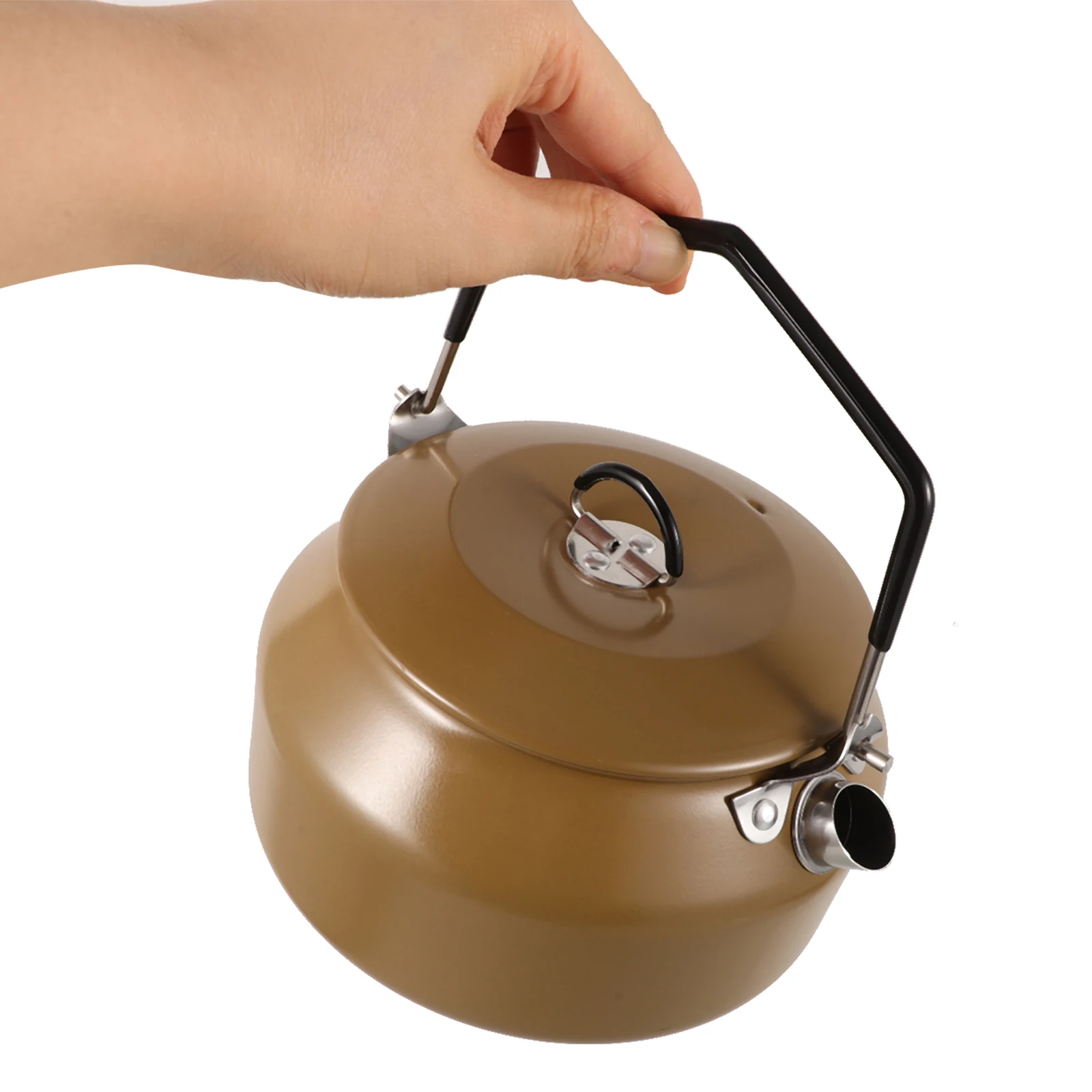 

Portable Camping Coffee Maker Tea Kettle Water for Boiling Teapot Car Convenient Boiler