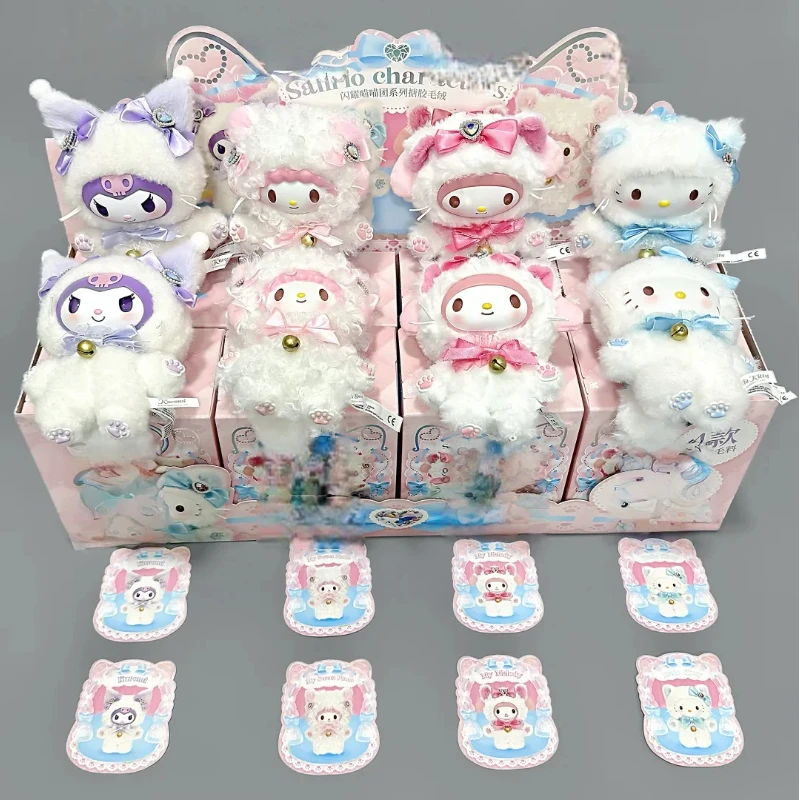 

Оригинальная серия Sanrio Twinkle Meow Meow Group: виниловые плюшевые фигурки в закрытой упаковке, милая игрушка-сюрприз, аниме-фигурка, подвеска, подарок для девочки на праздник