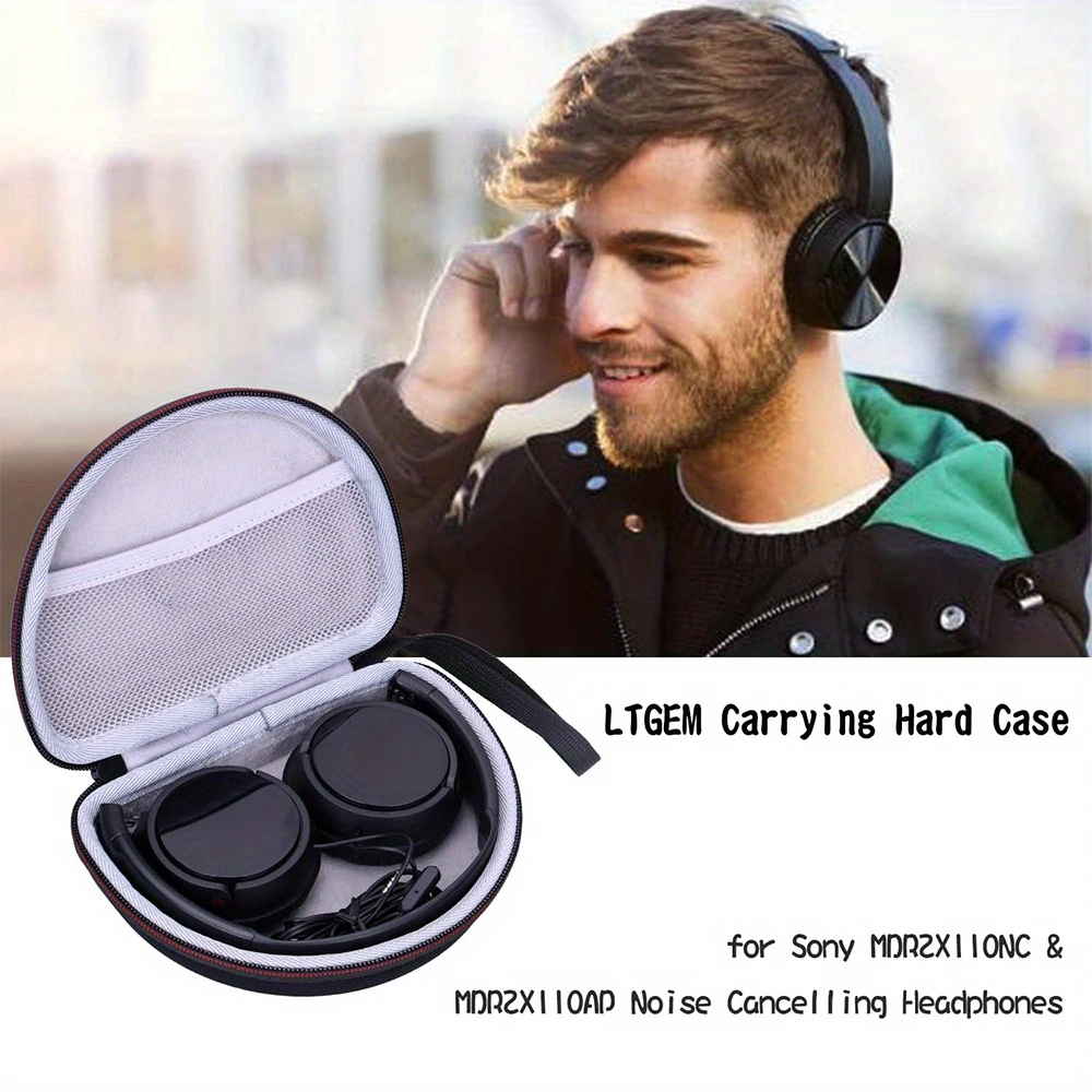 Headphone Case for JBL Tune 510BT 500BT 600BTNC T450BT 660NC JR 300BT 310BT Sony MDR-ZX110, Wired Wireless Protective Sleeve Bag