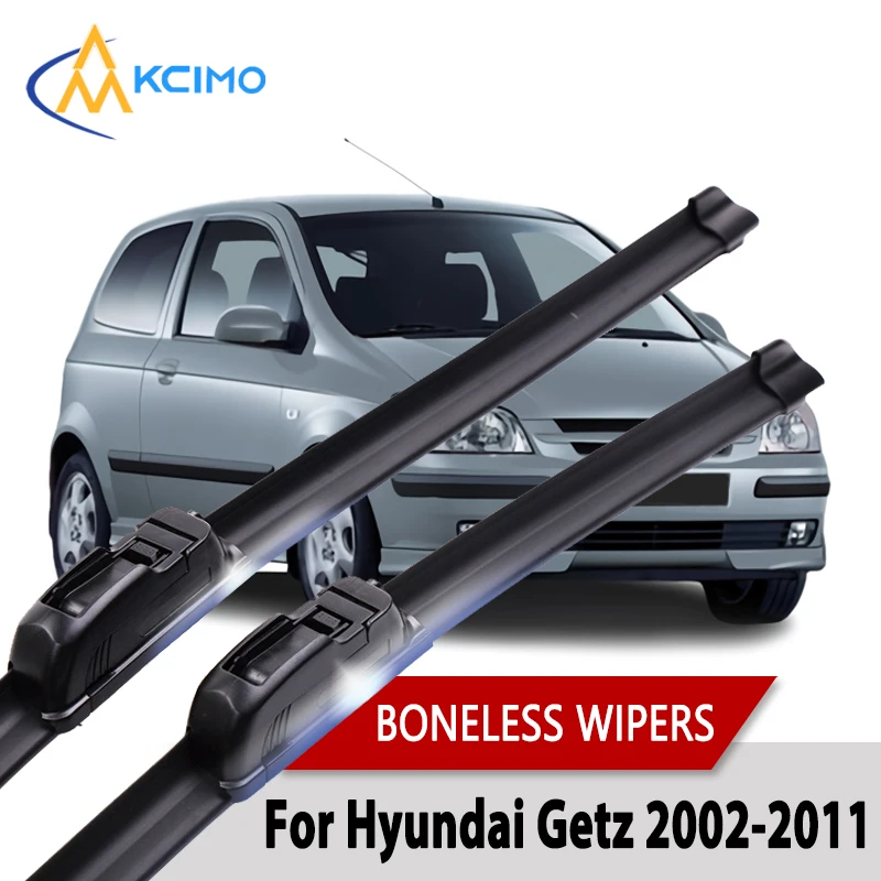 

Car Wiper For Hyundai Getz 2002-2011 Wiper U-type Soft Rubber Boneless Wiper HD Quiet Durable Automotive Wiper 22"+14"