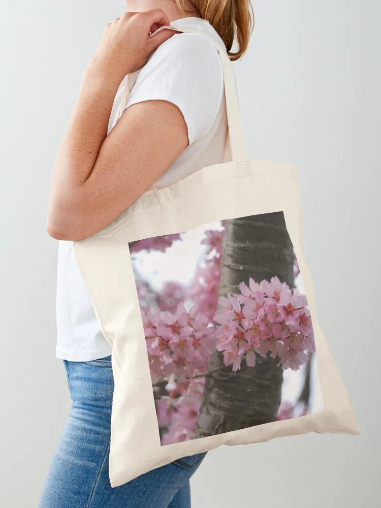 

Cherry Blossom Tote Bag sacs de shopping Women's shopper canvas shopping bag