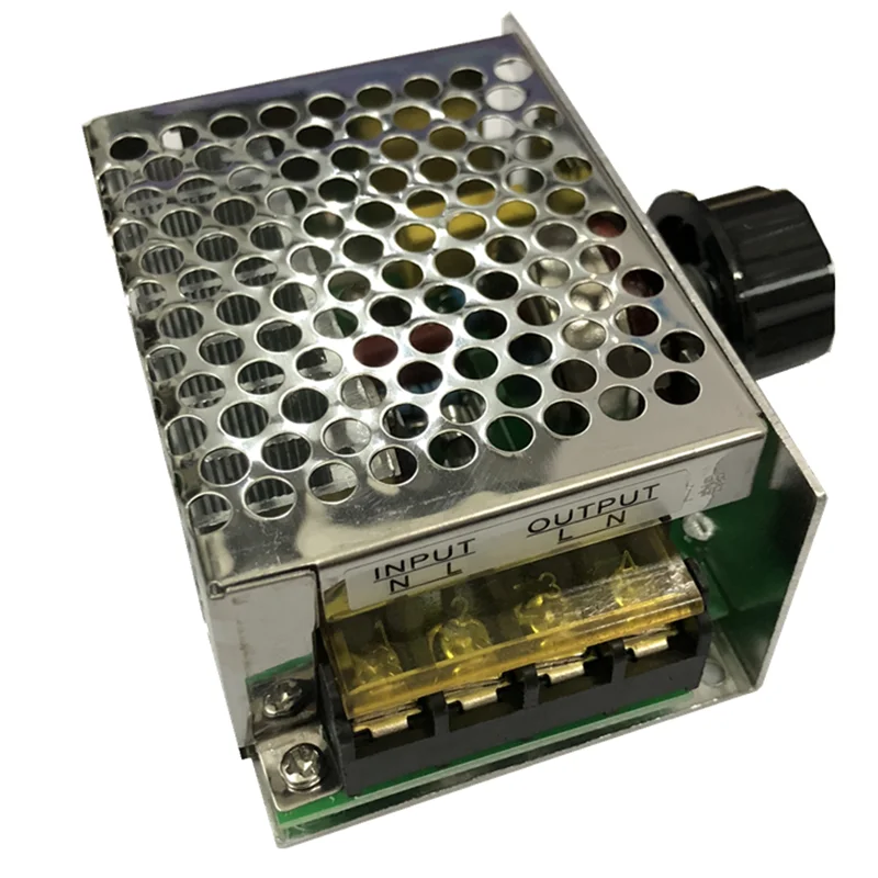 

4000W high-power silicon controlled electronic voltage regulator dimming speed control temperature adjustment with insurance she