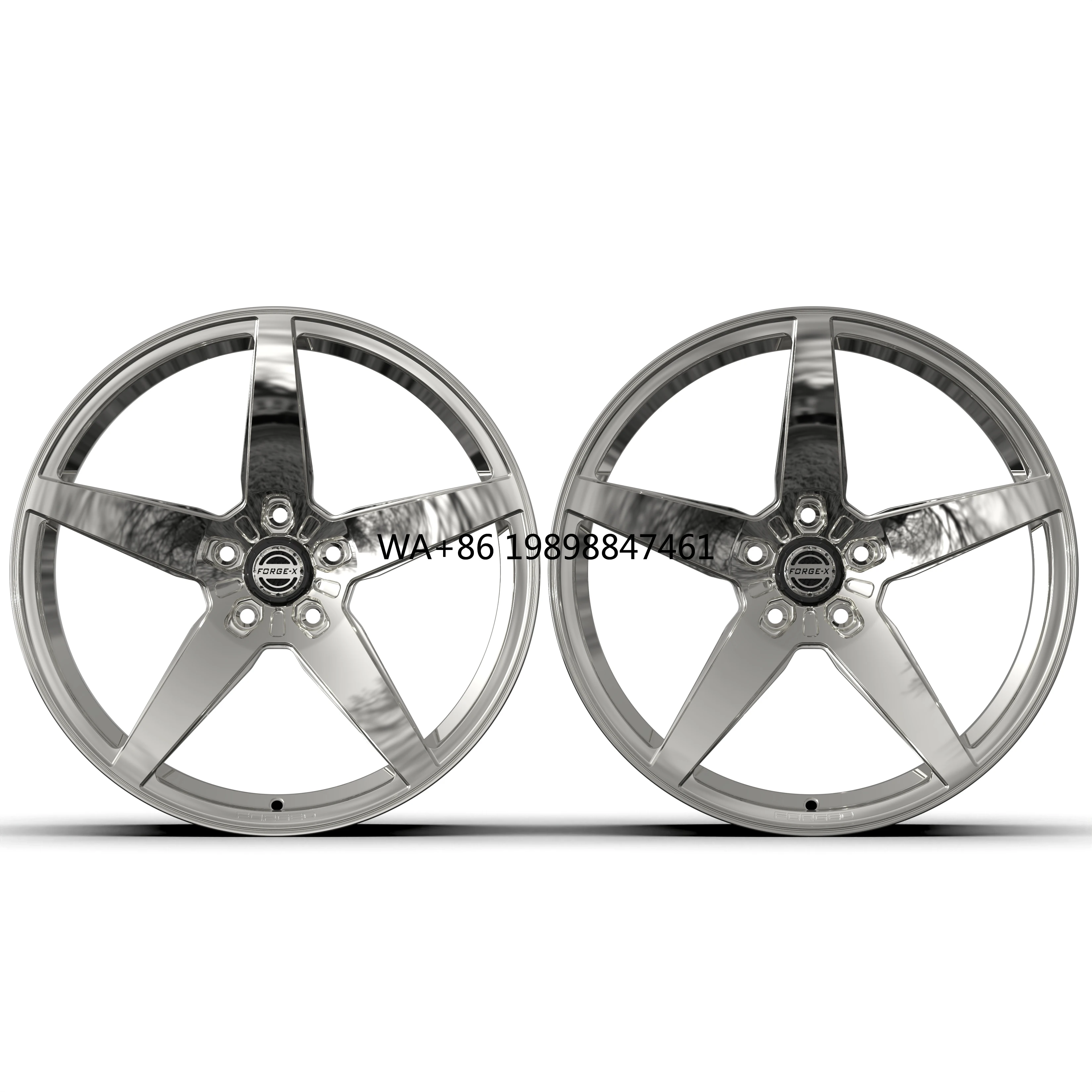 

Легкосплавные диски из алюминия на заказ, 16-24 дюйма, для легковых автомобилей, кованые, новый дизайн, 5-спицевые