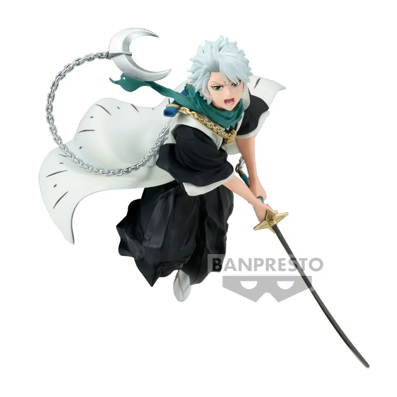 

Bandai Original 14Cm BLEACH VIBRATION STARS Hitsugaya Toushirou Action Figure Toys For Kids Gift Collectible Model Ornaments