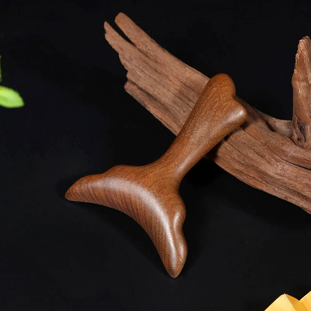 เครื่องมือขูดหน้ากัวซาหางนางเงือกไม้ สำหรับดูแลผิว ให้ผิวเรียบเนียน สำหรับใบหน้า ลำคอ และร่างกาย น้ำหนักเบา