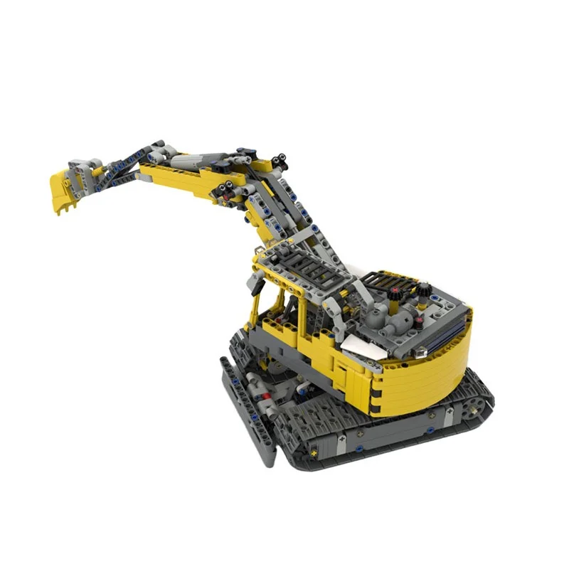 963 個 MOC D モデル掘削機テクニカルビルディングブロック建設組み立て DIY おもちゃクリエイティブアイデアレンガクリスマスギフト子供