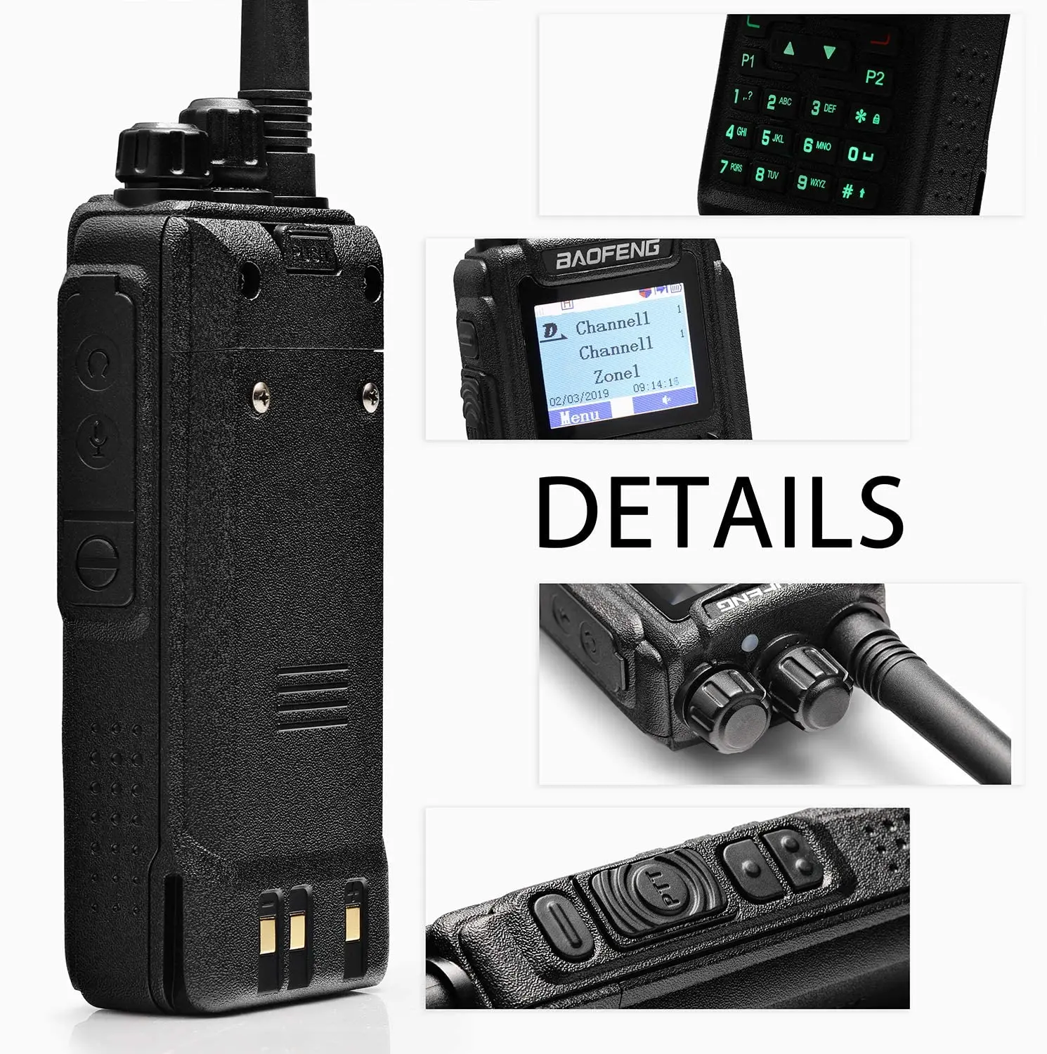 DM-1701 Digital DMR Repeater 3000 Channels Security Guard Equipment Two Way Radio