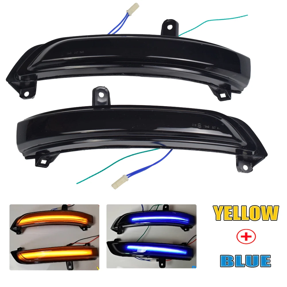 1 Pair LED Side Wing Scroll Dynamic Blinker Turn Signal Light For Nissan Teana J32 Maxima 2008-2013 Rearview Mirror Indicator