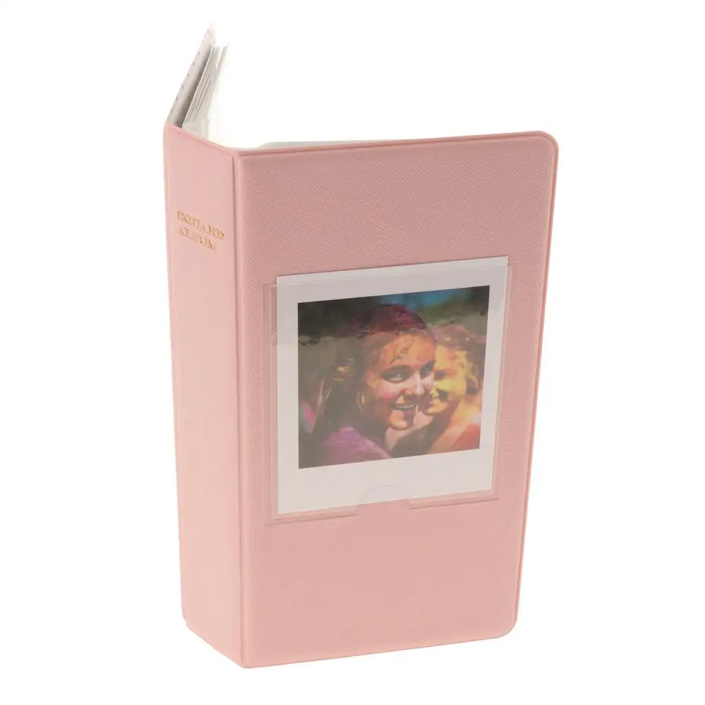 كتاب ألبوم الصور لـ Instax Square SQ20/SQ10/SQ6/SP3 مع 64 جيوب صورة الزفاف عيد ميلاد تذكارية ألبوم هدية التخرج