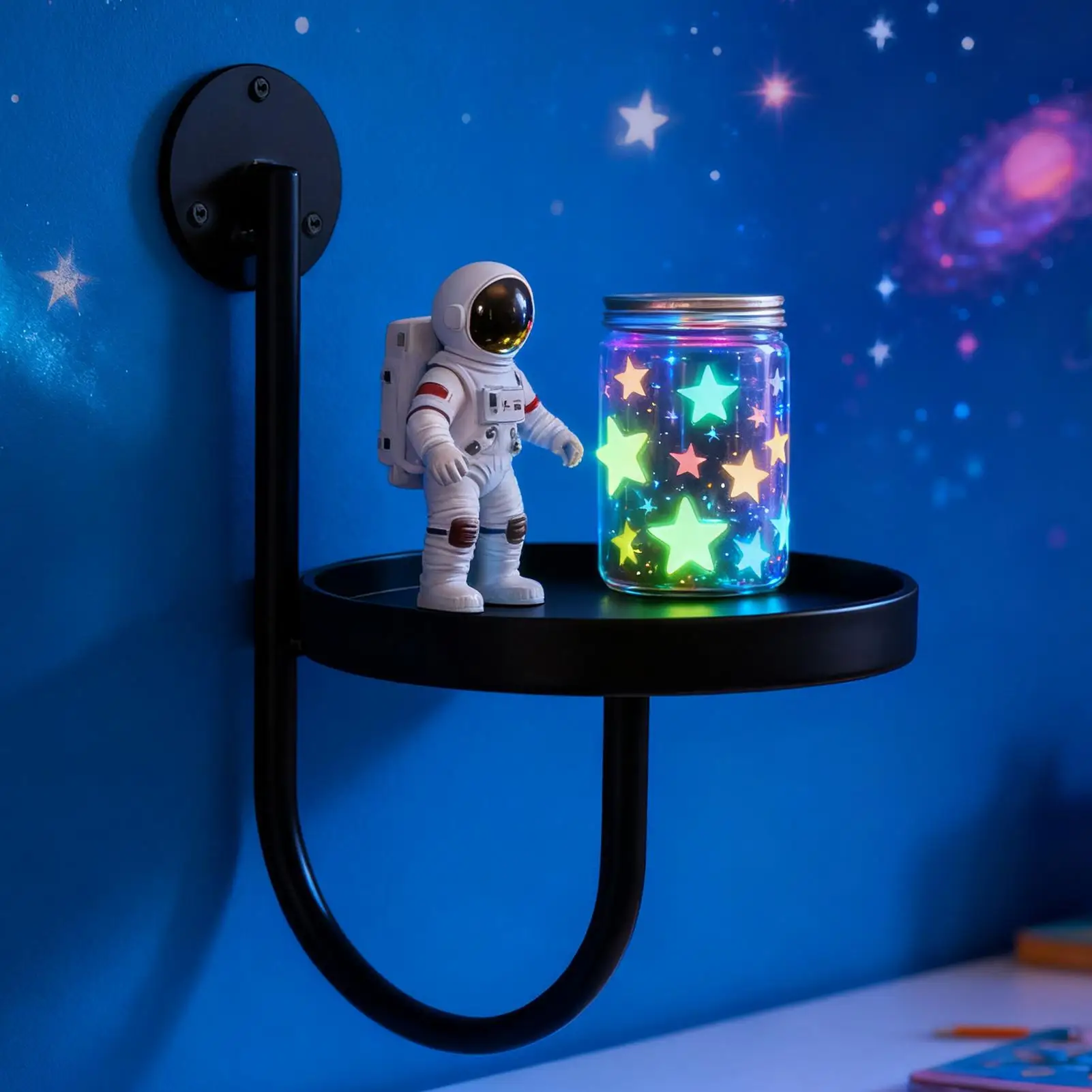 

Wall Plant Stand Floating Vertical Black Window Flower Stand Planter Bracket Flower Pot Shelves for Living Room Garden Balcony