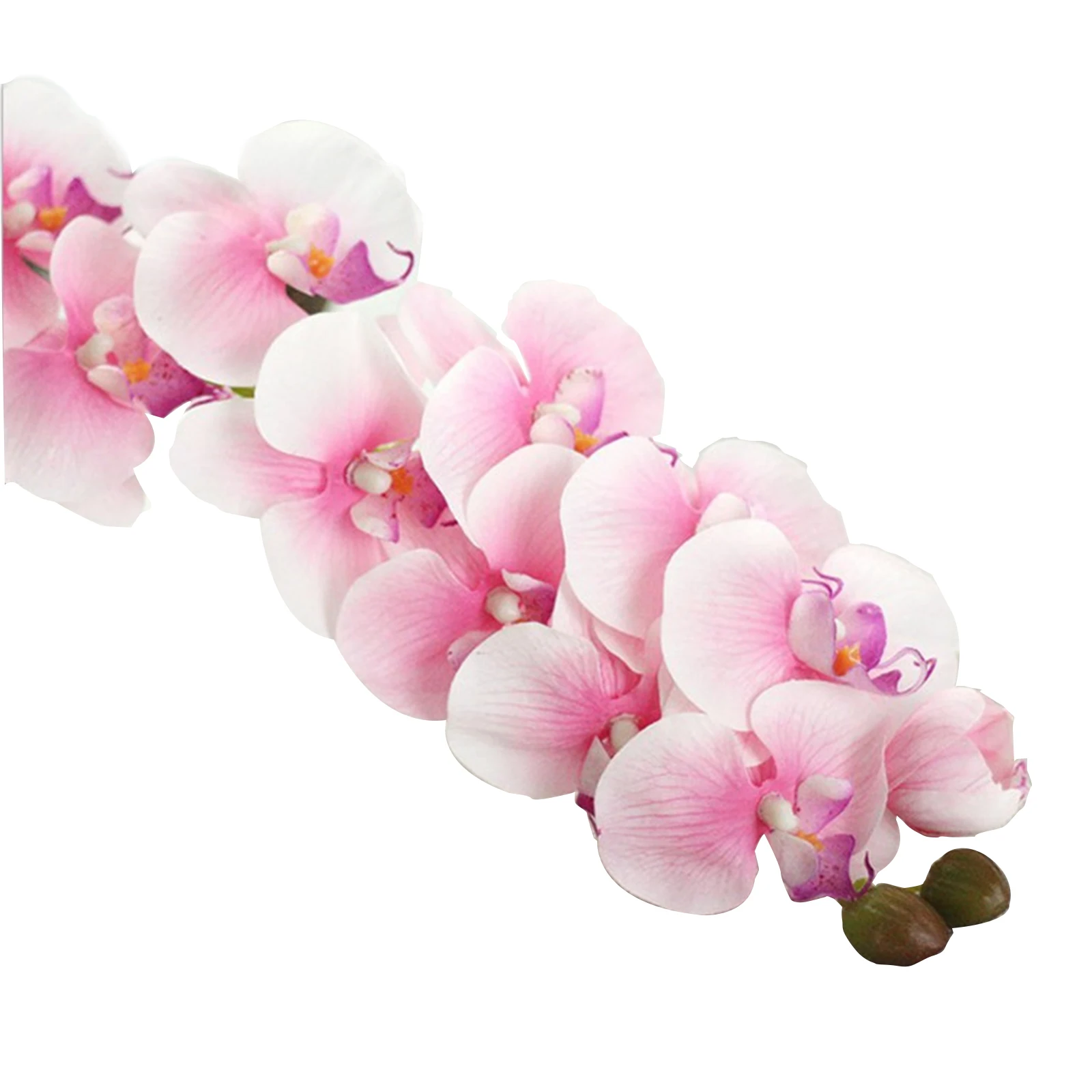 

11-Head Artificial Phalaenopsis Flower Branch European Style Butterfly Orchid Plant Ornaments Home Living Room Decoration