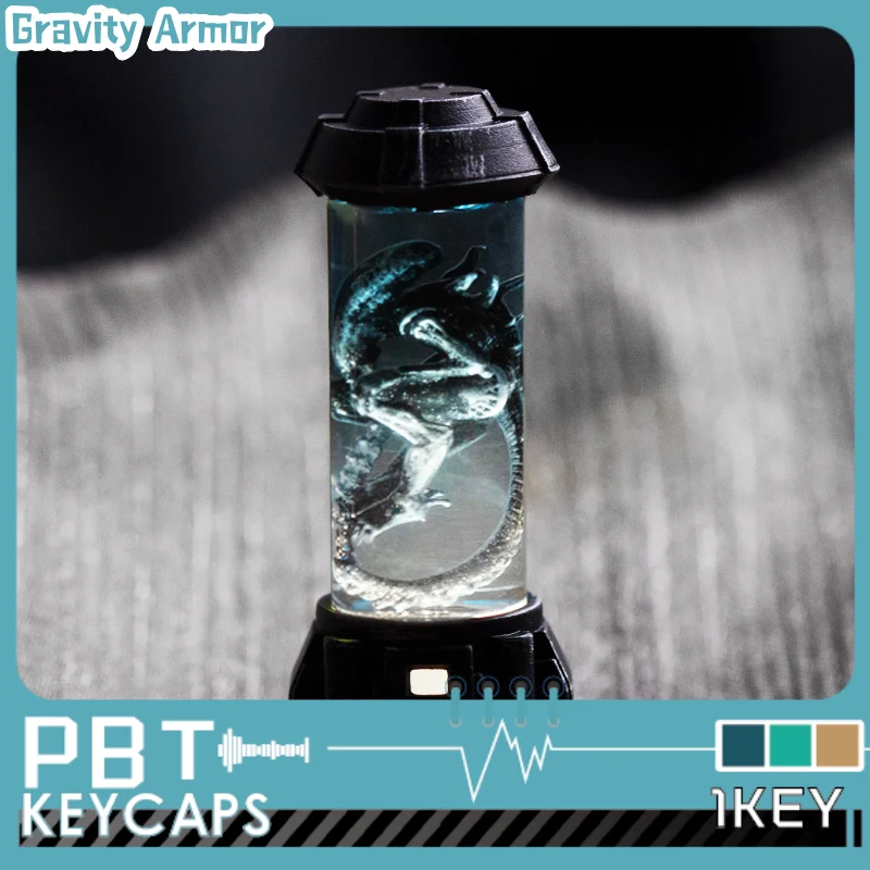 

Hot Sale Alien Petri Dish Movie Themed Keycaps Customization Mechanical Keyboards Anime Games Cartoon Holiday Gift Esc Keycaps