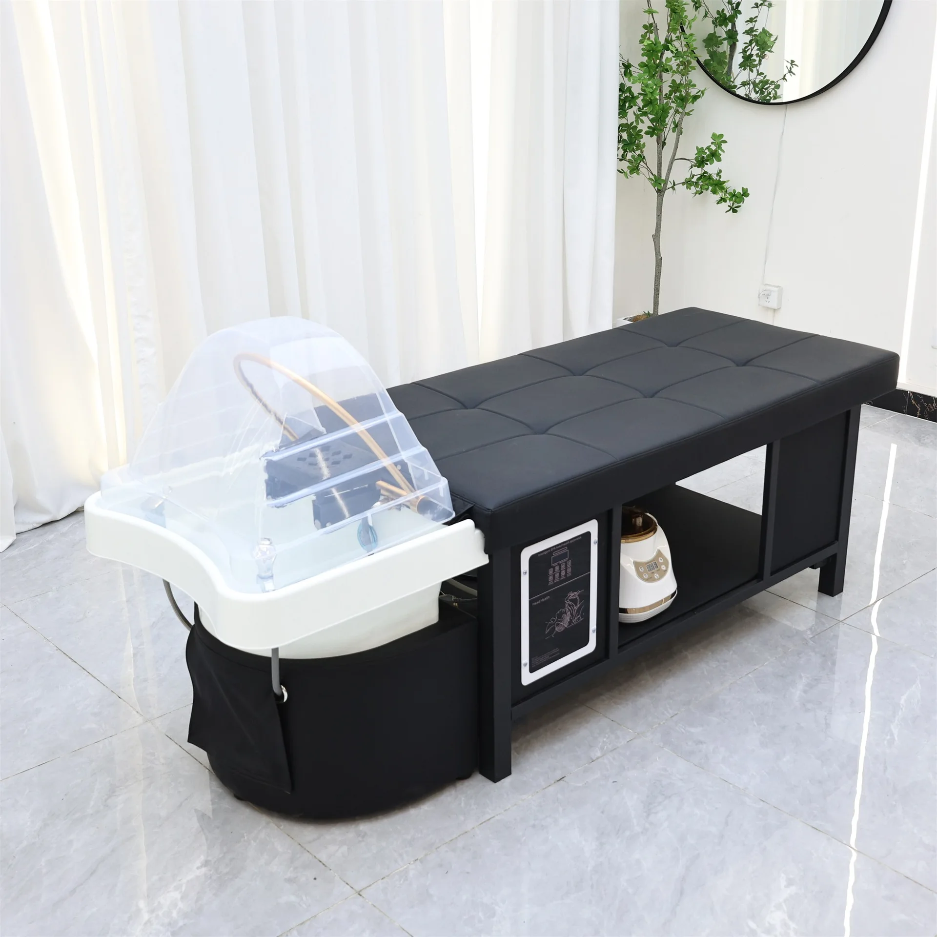 CX Thai Shampoo Bed Hot Selling Beauty Hair Treatment, Fumigation Water Circulation Thermostatic Bed 3