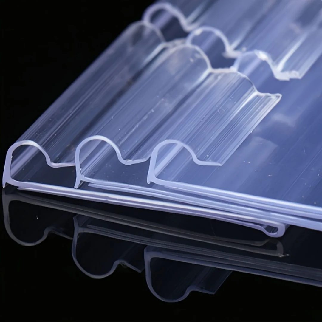 50 قطعة حامل ملصقات، حامل بطاقة السعر من البلاستيك الشفاف PVC القابل لإعادة الاستخدام، مناسب لمراكز التسوق الكبيرة والسوبر ماركت والمتاجر الصغيرة