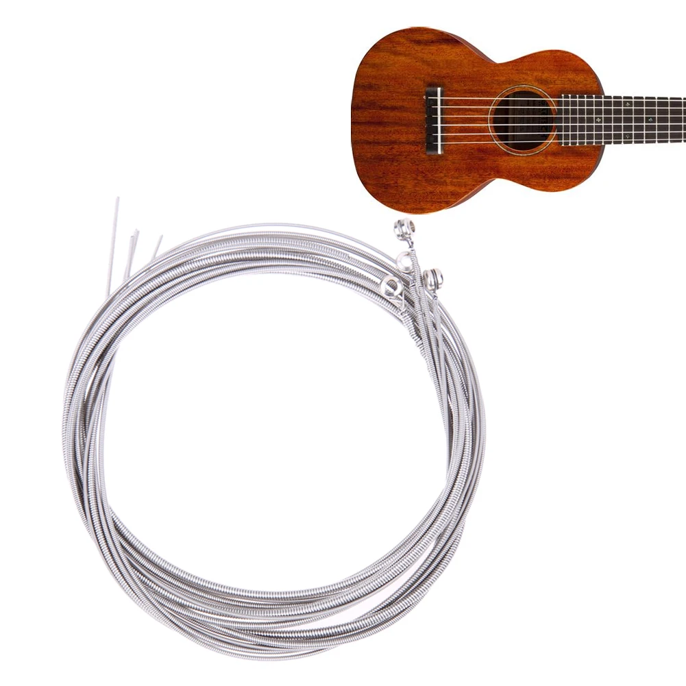 4개 세트 일렉트릭 베이스 스트링 전문가용 스틸 기타 악기 스트링 초보자용 선물 악기 부품