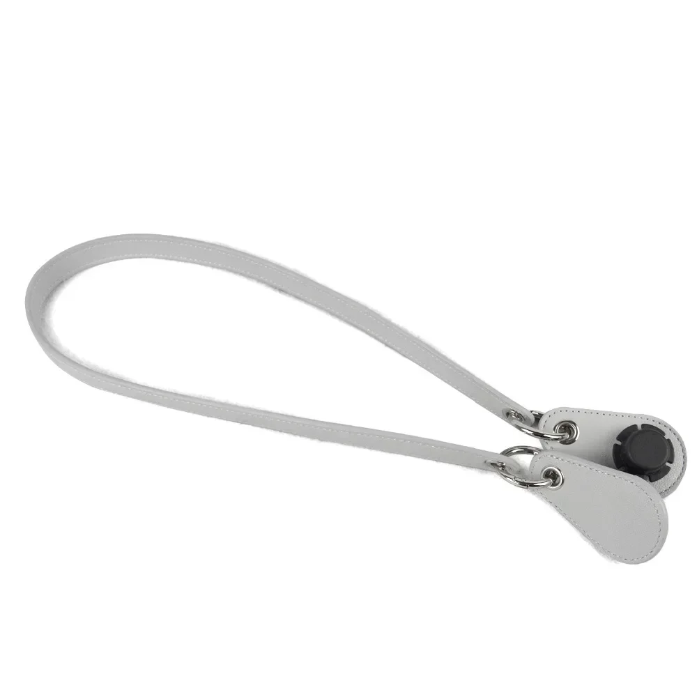 Tali Pegangan Kulit Model Cincin Panjang 1 pasang untuk Tas Tangan Wanita Classic Mini Obag Basket City Chic O Bag