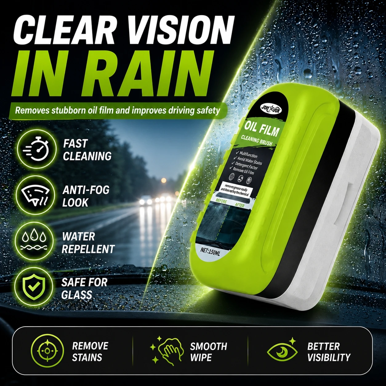 แปรงทำความสะอาดฟิล์มน้ำมันเครื - Car Cleaning Brush บทวิจารณ์และราคา