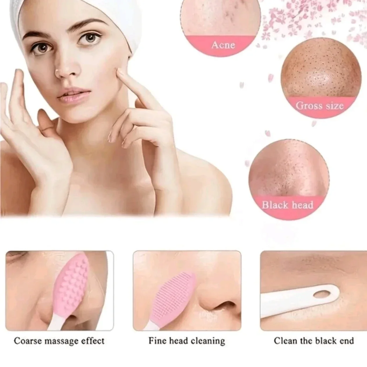 Blackhead and Whitehead Removal Tool for Nose and Face - Skin Pore Cleaner Skin Care Tools for Women view 6