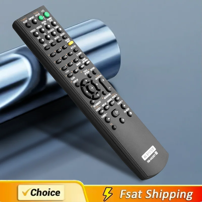 

RM-AAU027 Remote Control For Sony AV Receiver STR-DG520 STR-DG720 SA-WP890 SS-MSP890 SS-CNP890 SS-SRP890 STR-KM5000 STR-KM5500