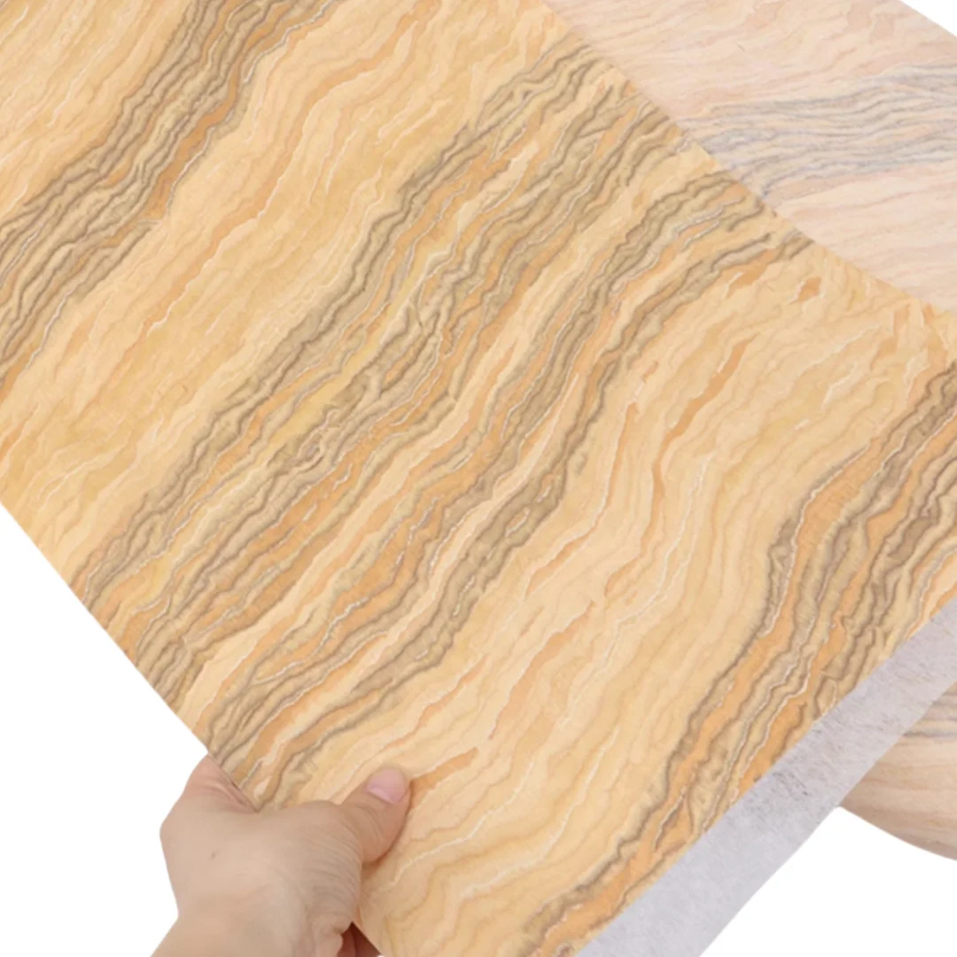 Length:2.5meters Width:180mm T:0.25mm New Marble Textured Wood Veneer Sheets Speakers Guitars Furniture Home Decor Sheets