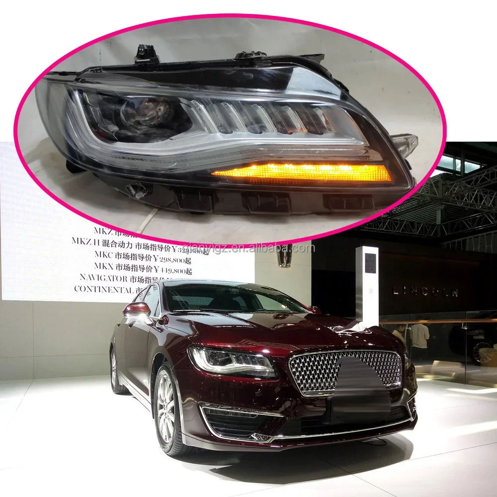 Fari LED per auto di vendita caldi per fari LED Lincoln MKZ Modello originale Fari laser per fari a LED di alta qualità