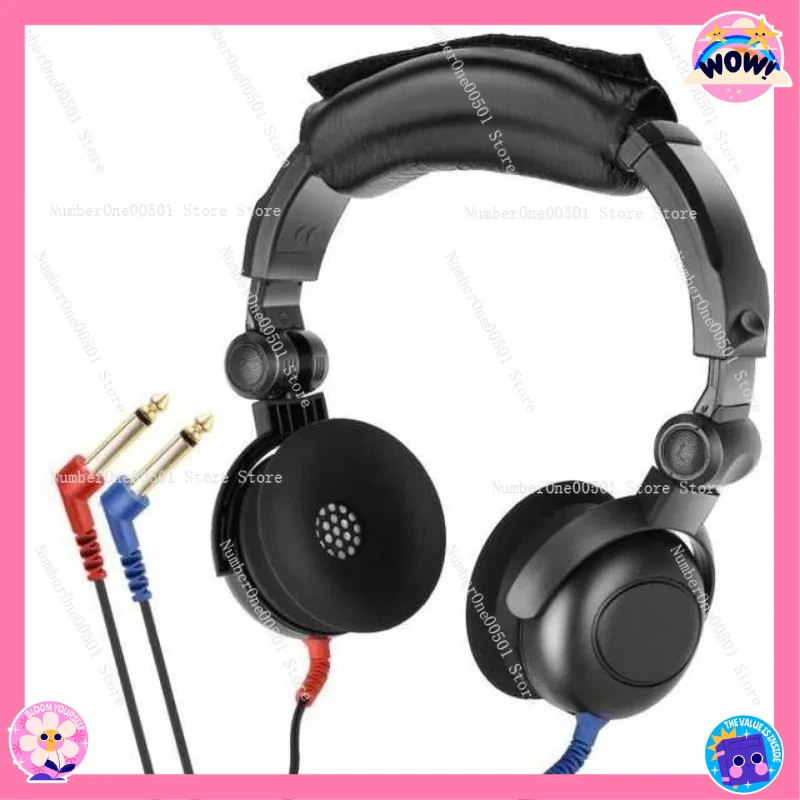 Diagnostic Audiometer Air Conduction Headphones Replacement for Hearing Test Machine Calibrated
