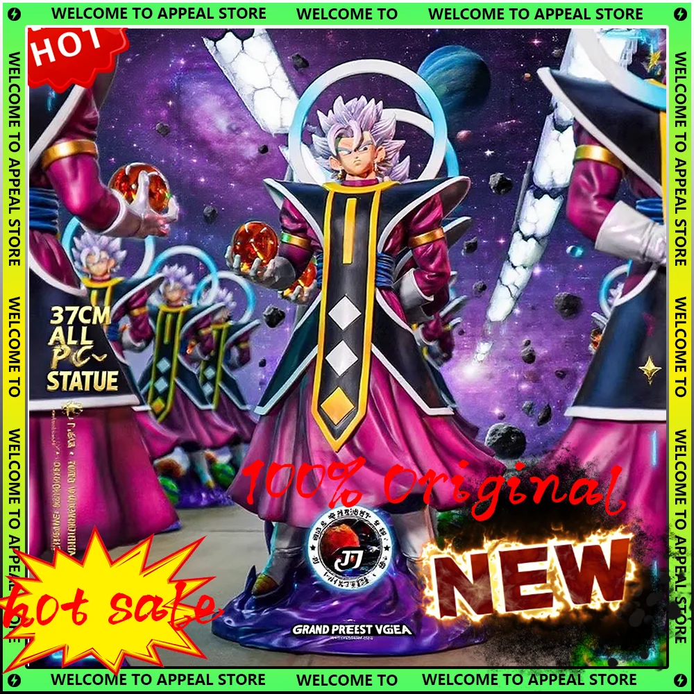 

New 37cm Dragon Ball Anime Figure Vegeta Figurine Grand Priest Vegeta Figures PVC Statue Collection Model Birthday Toy Gifts