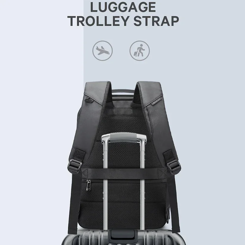 Mochila casual masculina e feminina, mochila escolar com compartimento para laptop, à prova d'água, designer de moda, mochilas de negócios