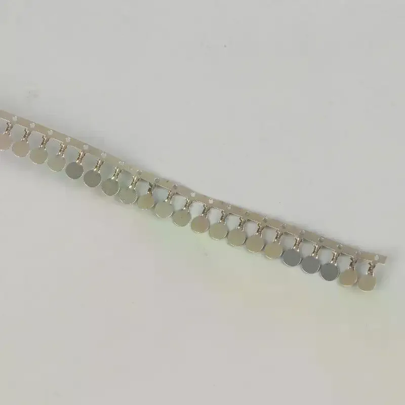 Stamping Terminal, Circular Nickel Plate, Butt Welding Terminal Plate, Wire Clip, Nickel Plate, 18650 Battery Cell Spring Plate