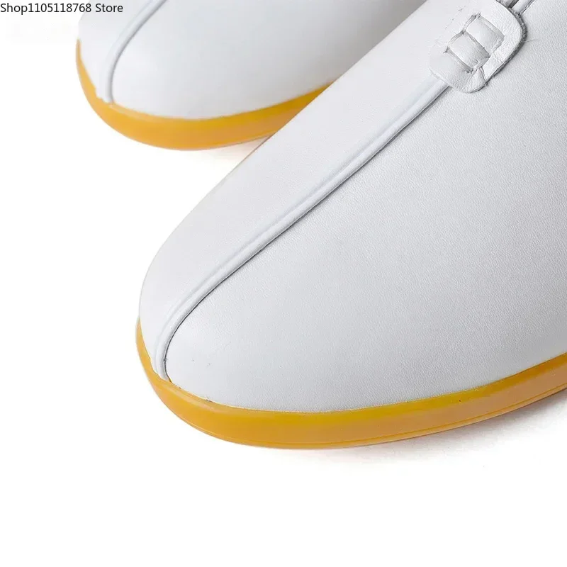 الشتاء رشاقته جلد طبيعي الكونغ فو تاي تشي أحذية فنون الدفاع عن النفس جلد البقر وتر القاع