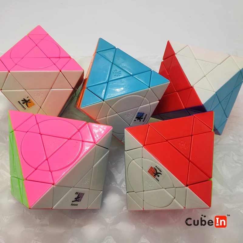 Mf8 Dayan Crazy Octahedron II Plus 5 planets - Mercury Venus Jupiter Saturmn Puzzle Cubo Magico Educational Gift Idea X'mas